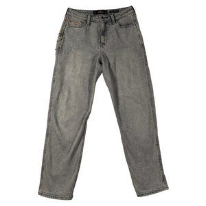 Hollister Jeans Women's Ultra High-Rise Denim Mom 5-pocket Light Wash Blue 9R